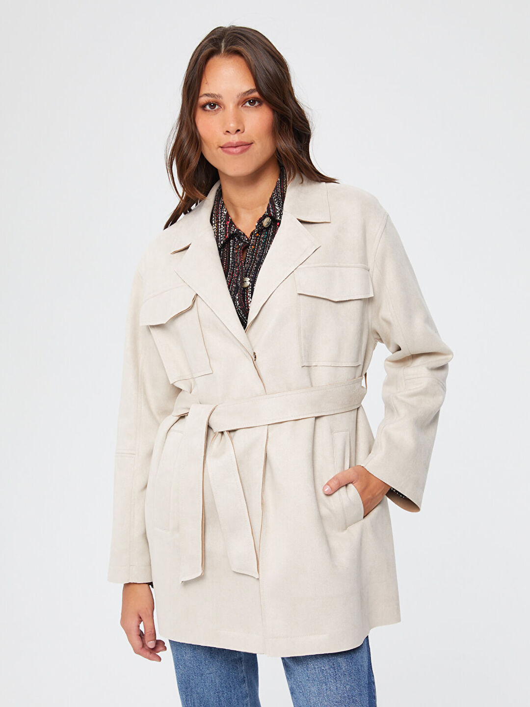 OHOTORO Firenze Trench Coat（ネイビー） OHOTORO・Firenze Trench Coat（ネイビー）