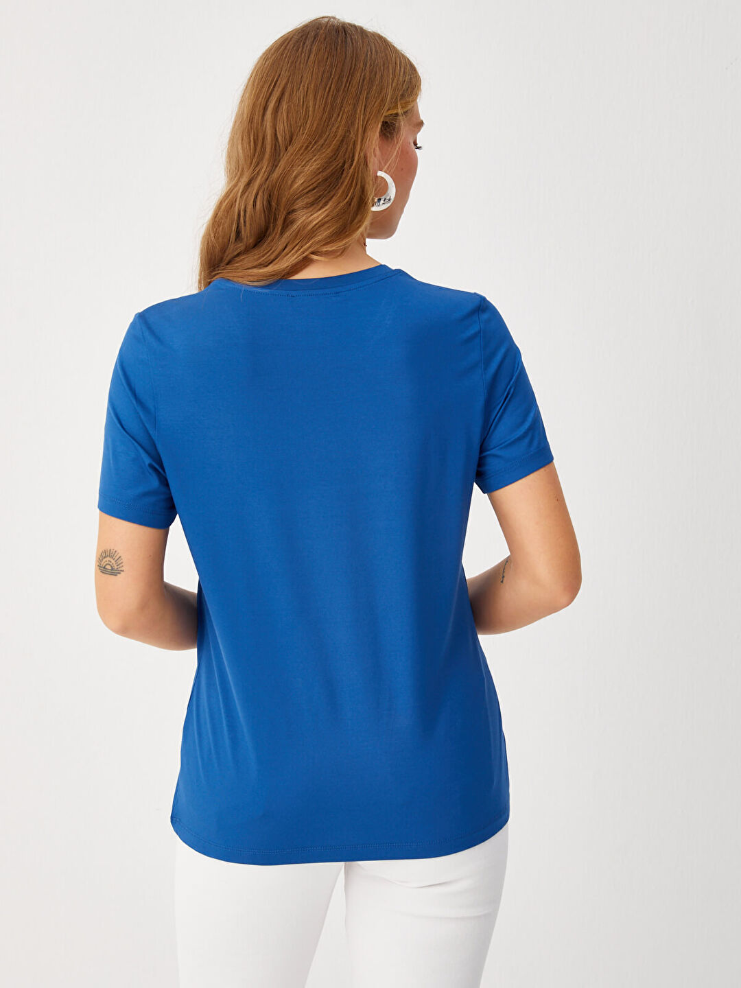 Yuvarlak Yaka Kısa Kol T-Shirt 68028
