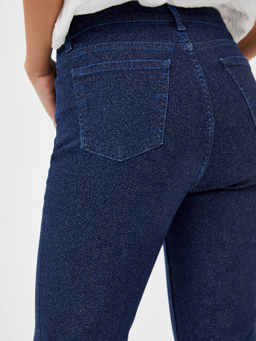 Simli Slım Fit Jean Pantolon 68475