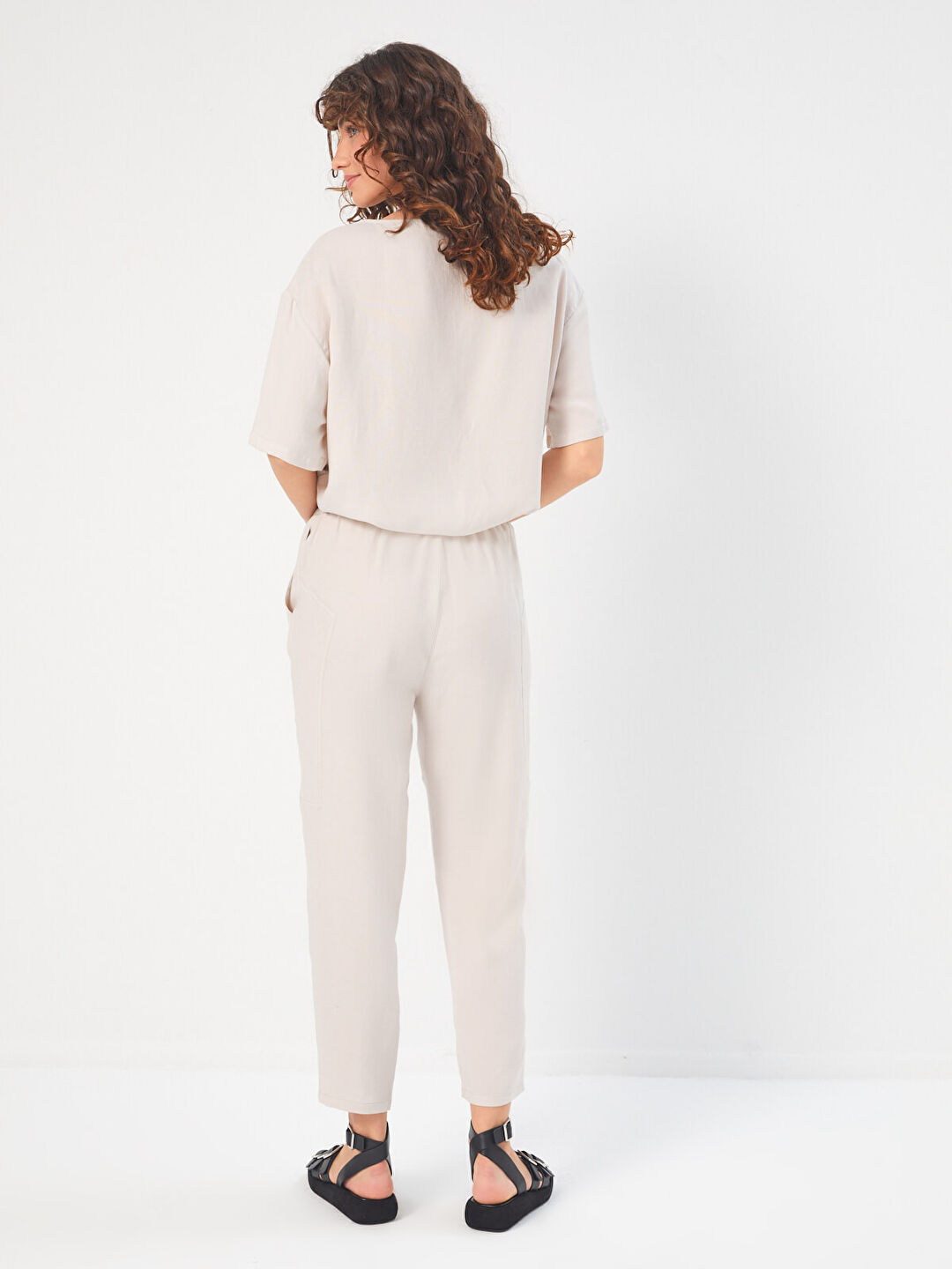 Beli Lastikli Kargo Cepli Comfort Fit Pantolon 68547