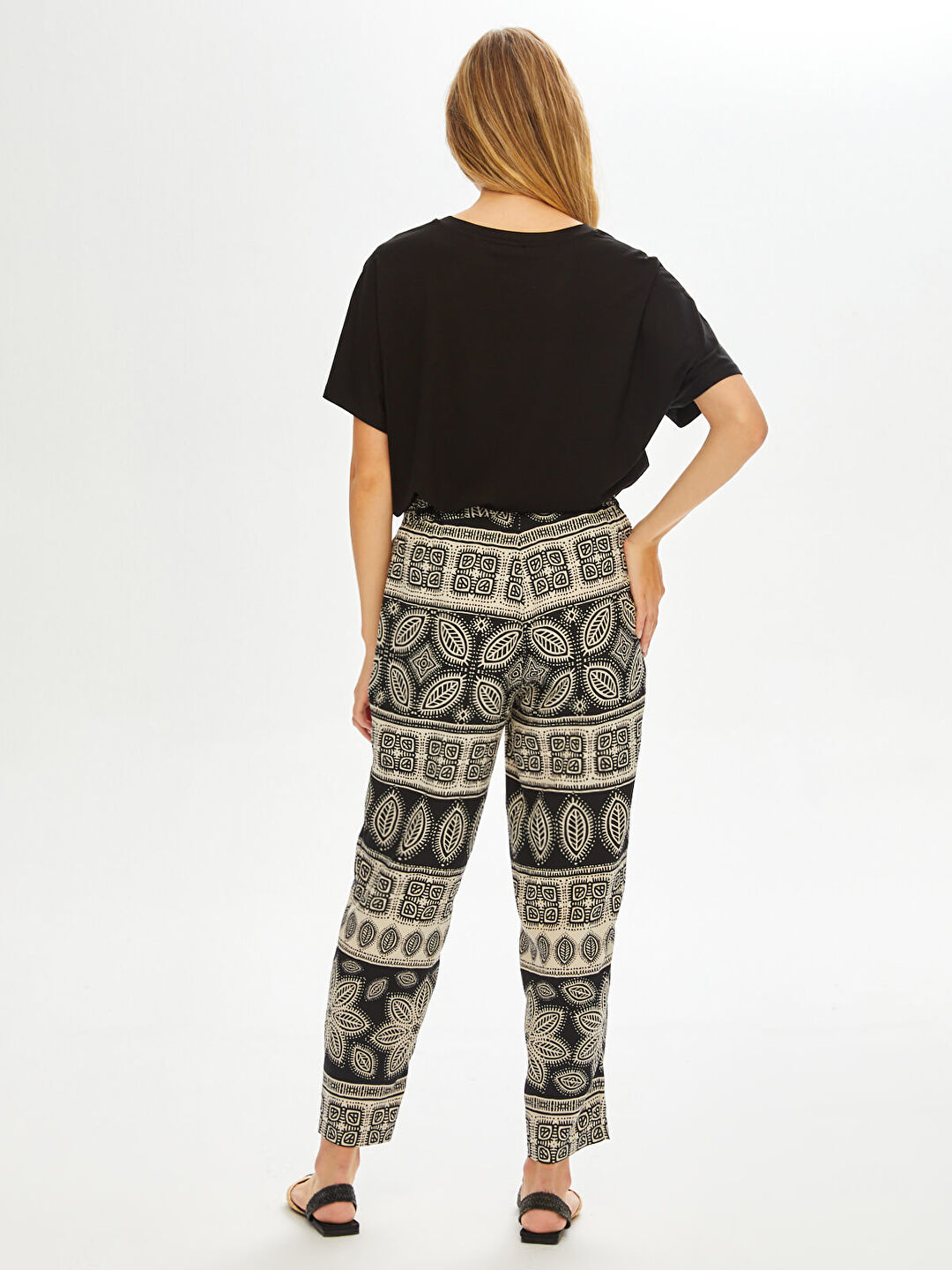 Resort Hitit Desen Comfort Fit Pantolon 68806
