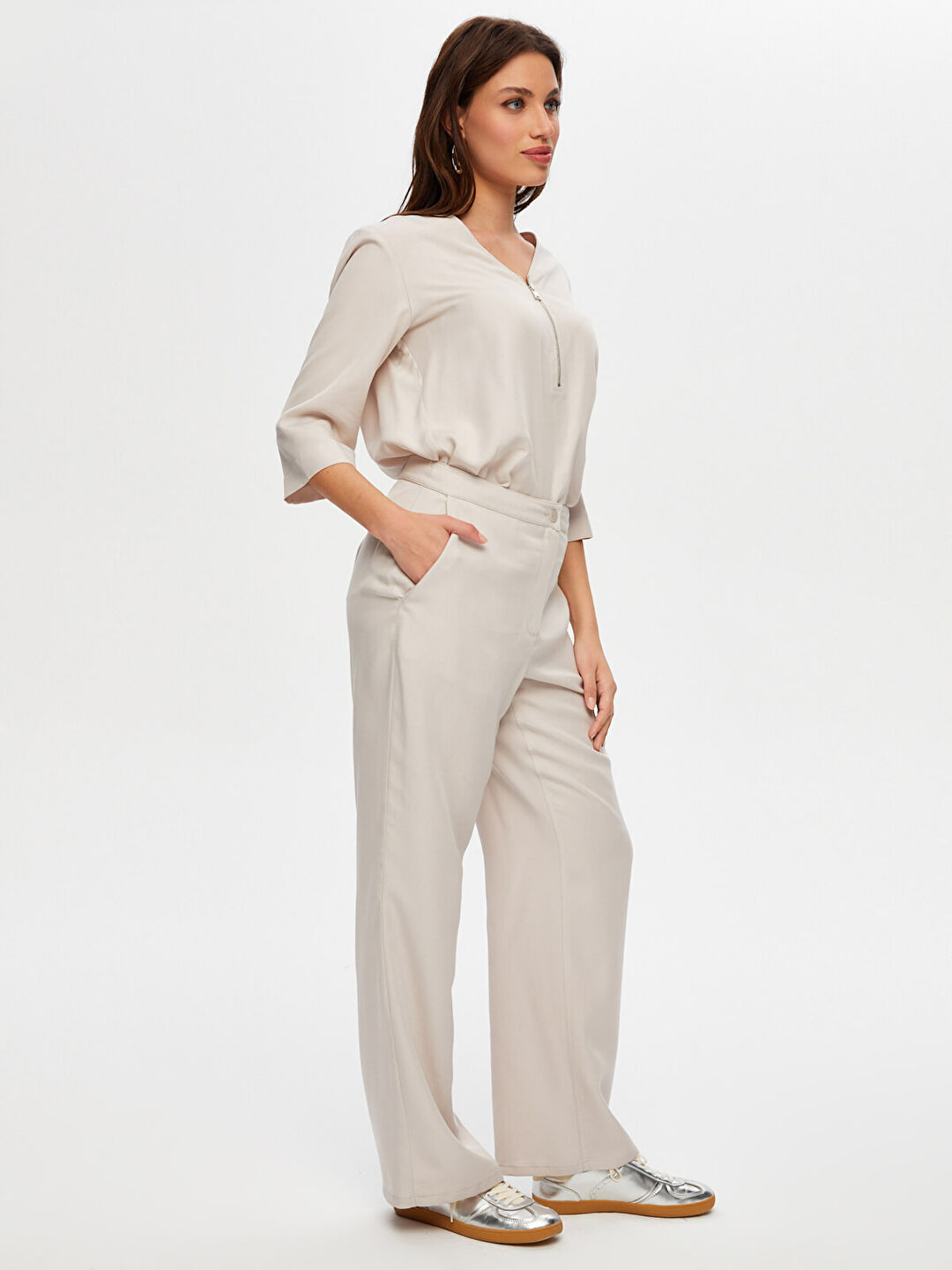 Wide Leg Fit Liyoselli Pantolon S25PNT005