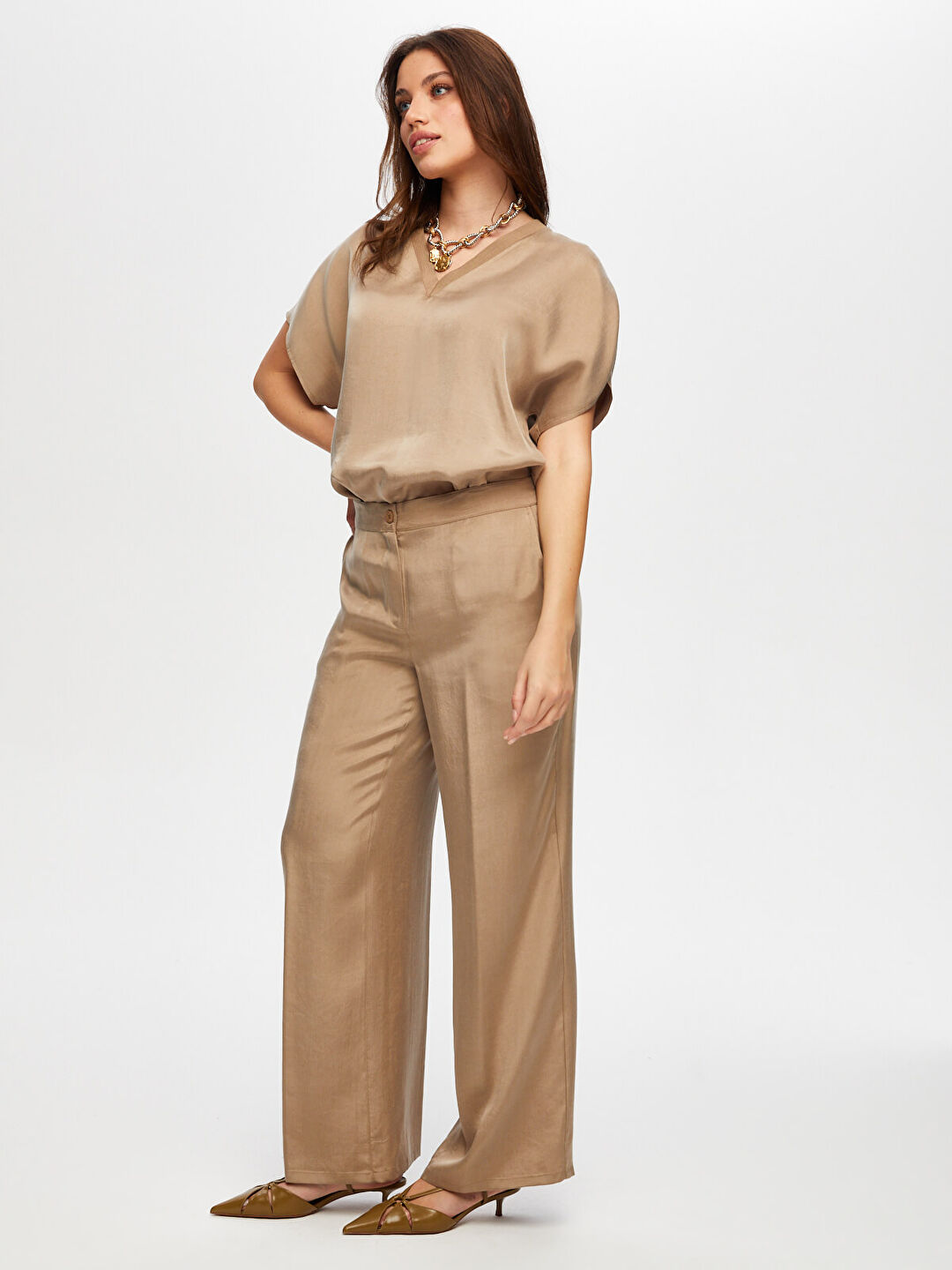 Straight Fit Tensel Pantolon S25PNT023