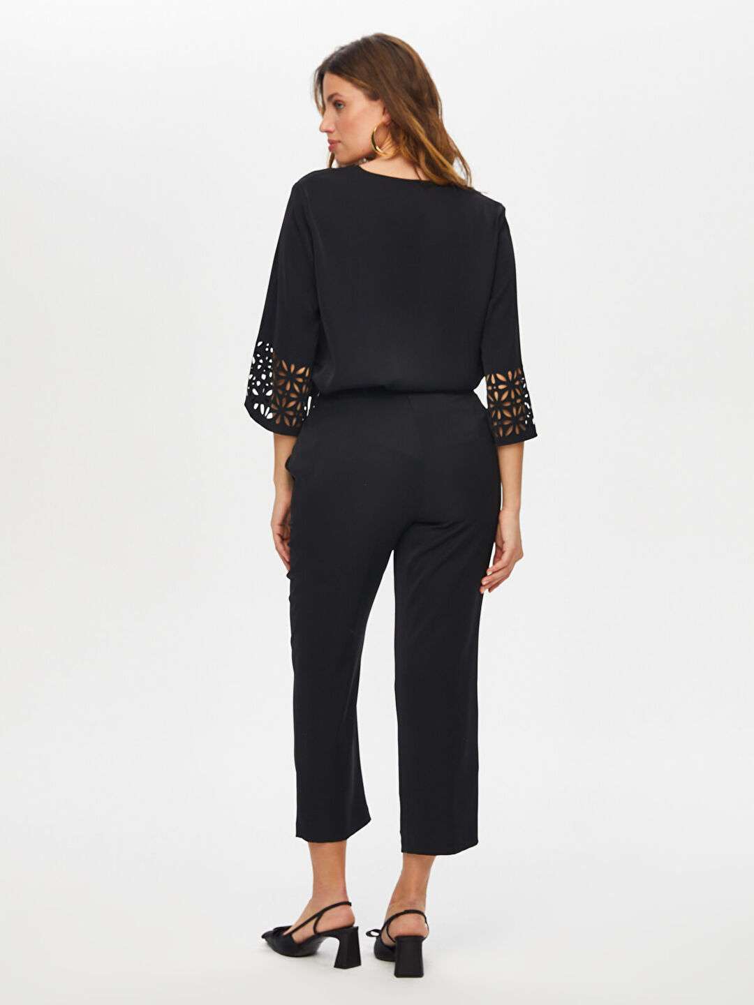 Paçası Delik İşli Slim Fit Pantolon S25PNT035
